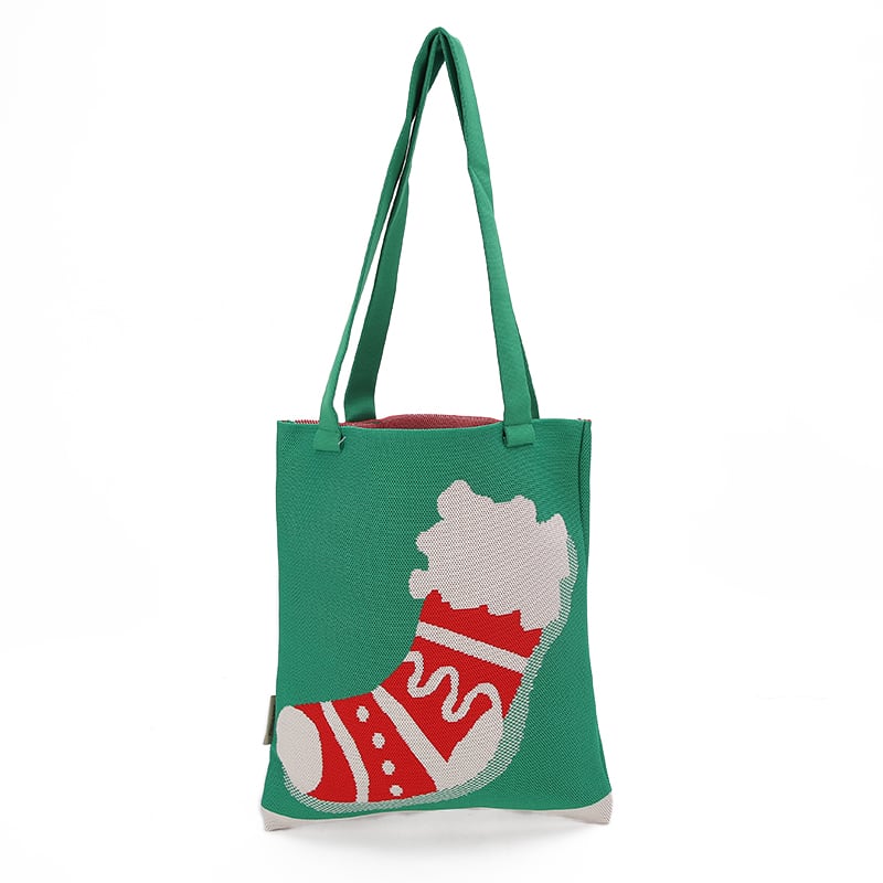 Flyknit shoulder shopping bag for women