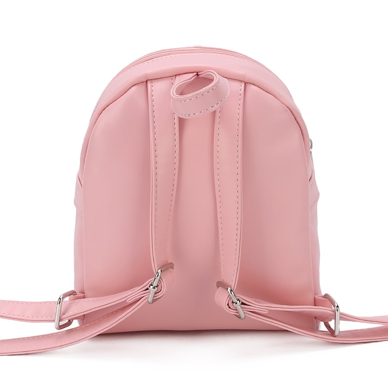 Fashion mini backpack bag for girls ladies cute travel casual daily custom small women&#x27;s school backpack with transparent w