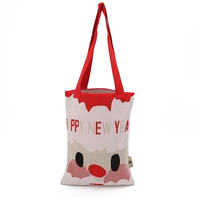 Flyknit shoulder shopping bag for women