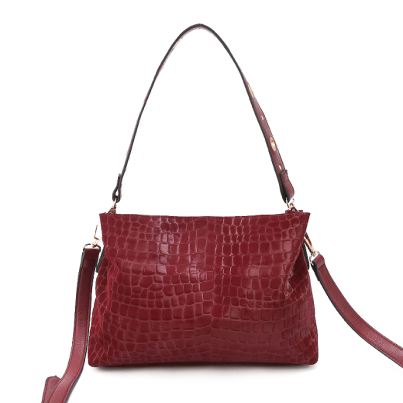 Women fashion party crocodile decorate leather bags crossbody bag