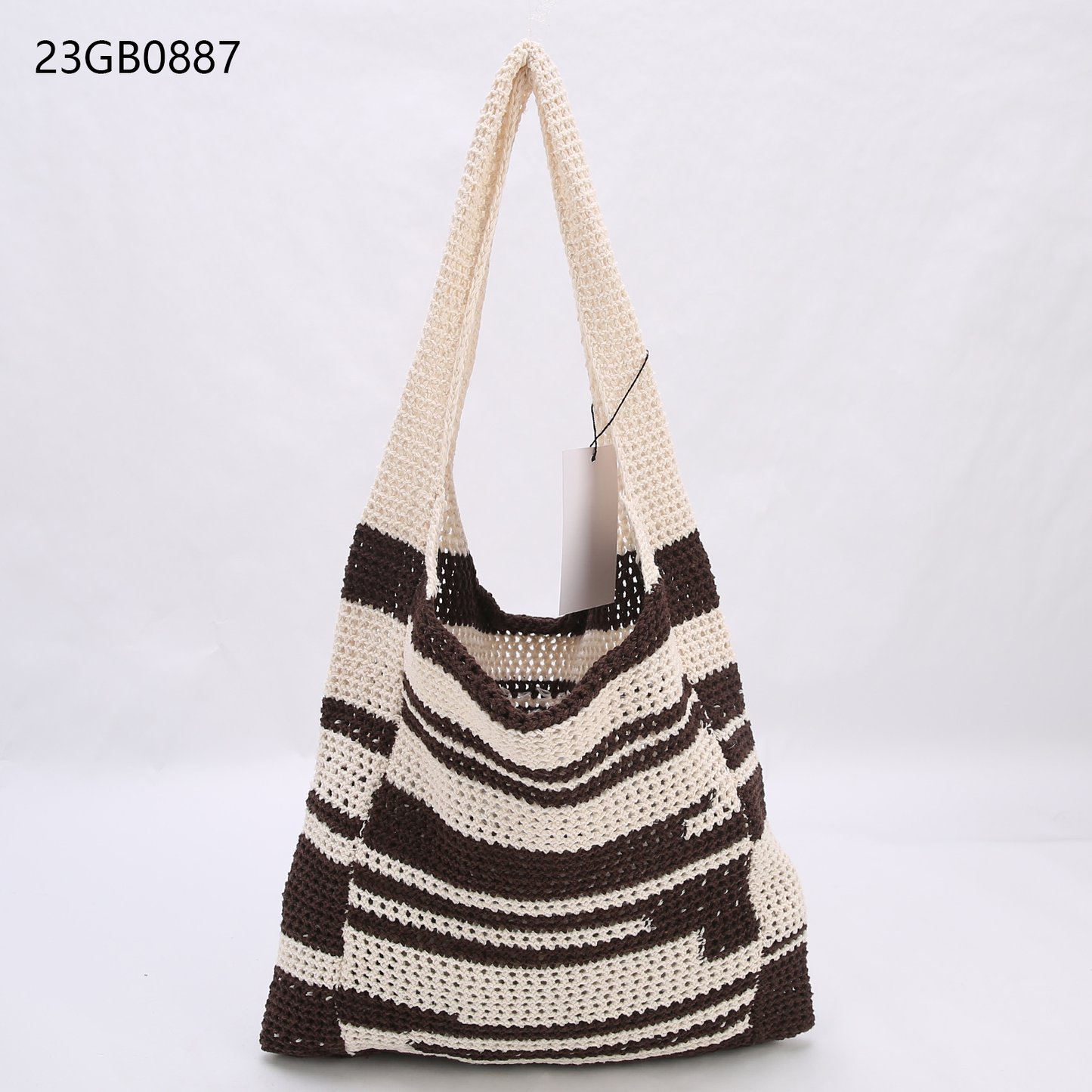 Customized spot goods new knitted bag woven tote simple woolwomen's high-grade portable shoulder bag