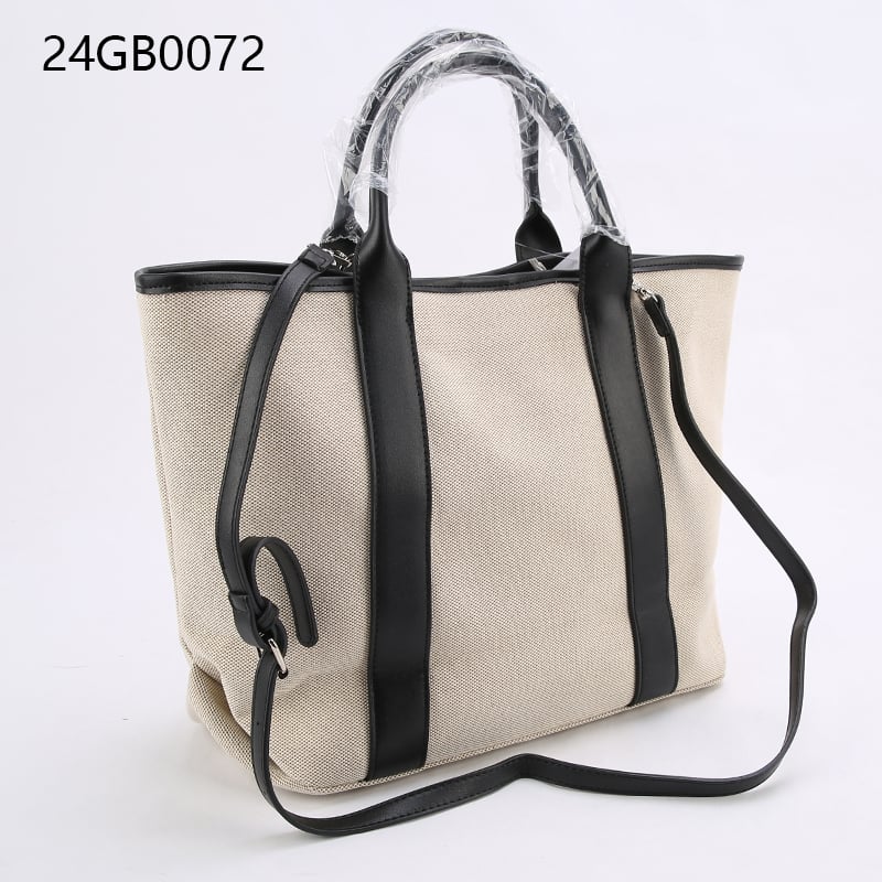 Wholesale lady women student canvas handbag tote bag with pocket and tote bag for work shopping outdoor travel