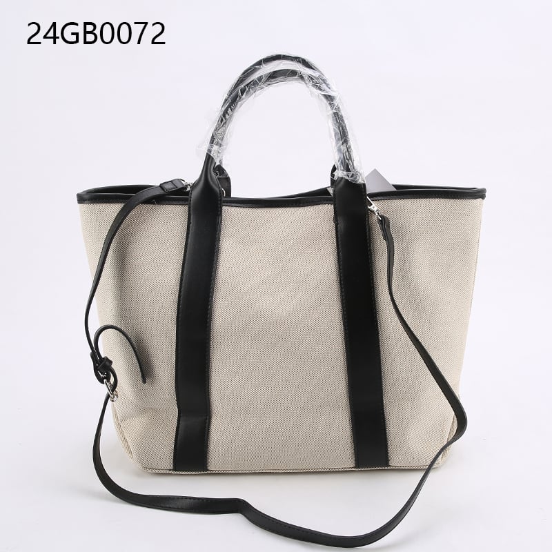 Wholesale lady women student canvas handbag tote bag with pocket and tote bag for work shopping outdoor travel