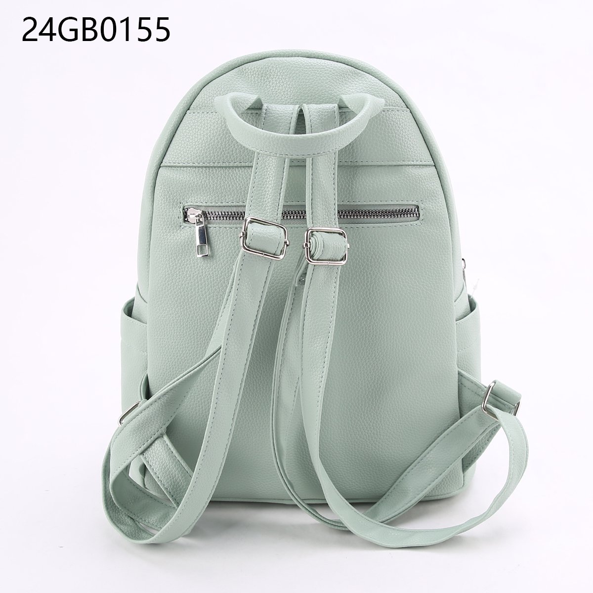 Factory custom logo leisure vegan fashion travel PU leather backpacks for woman