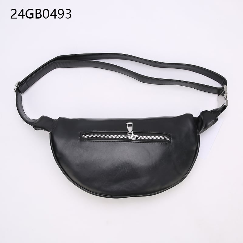 Waist bag with hidden zipper