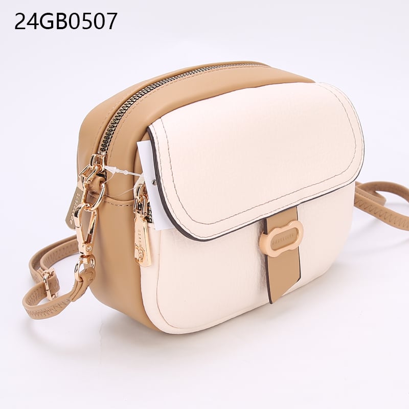 Women's faux leather cross body bag