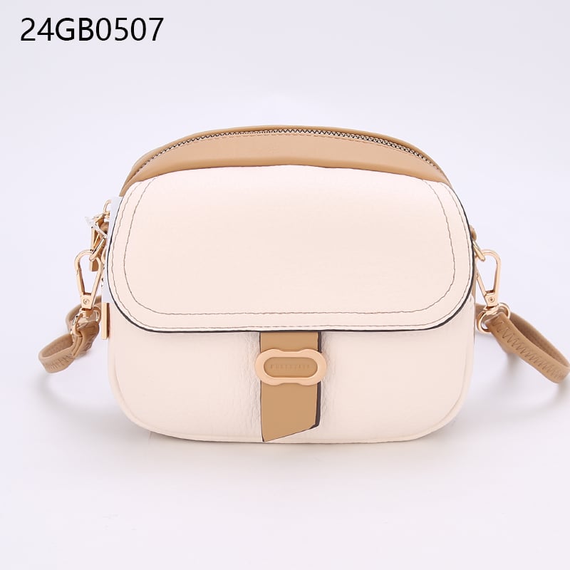 Women's faux leather cross body bag