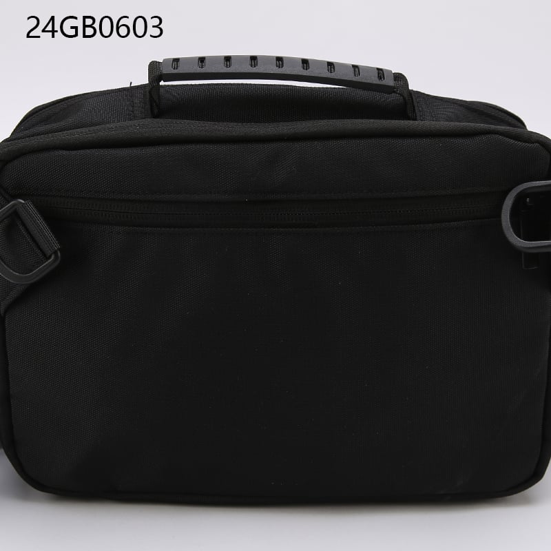 Nylon lightweight crossbody bag with long shoulder strap