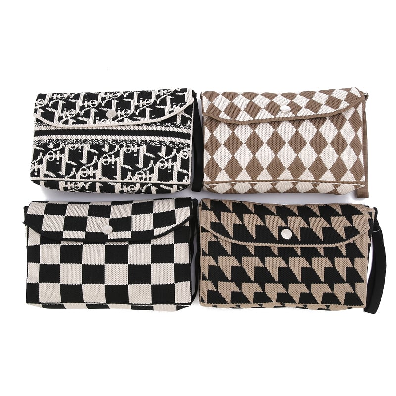 Women's flyknit small clutch bag