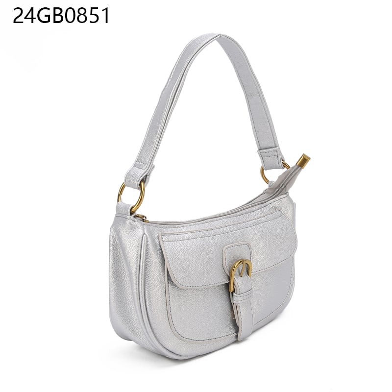 Simple casual women's bag versatile fashion trend solid color hand-held underarm women's bag