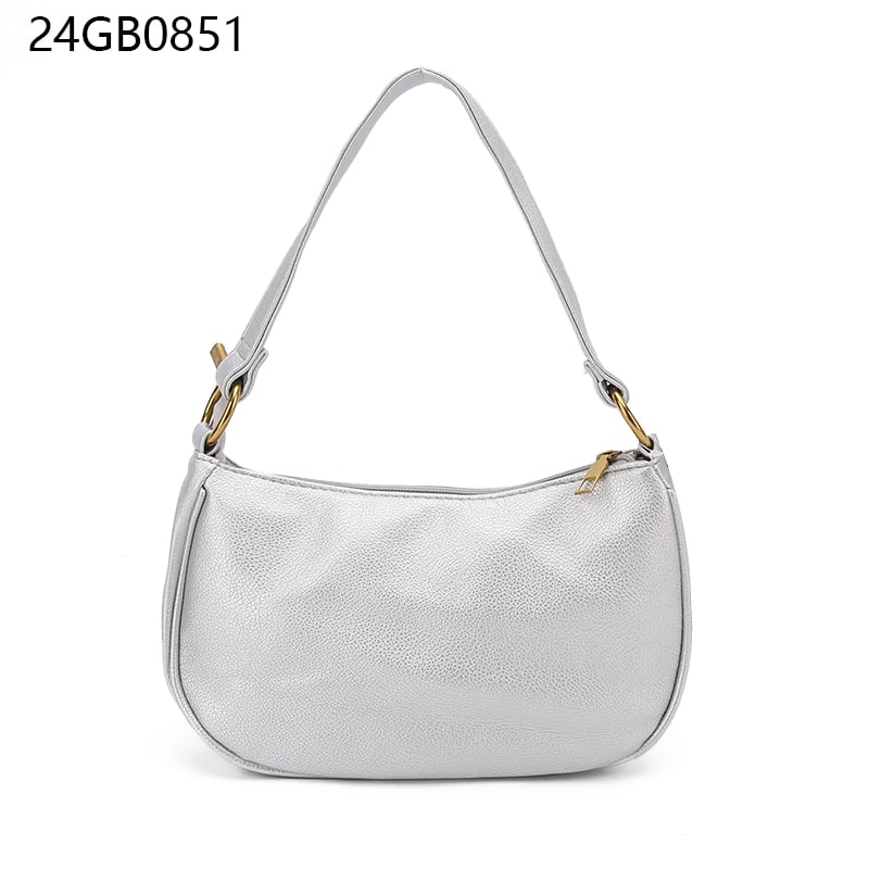 Simple casual women's bag versatile fashion trend solid color hand-held underarm women's bag