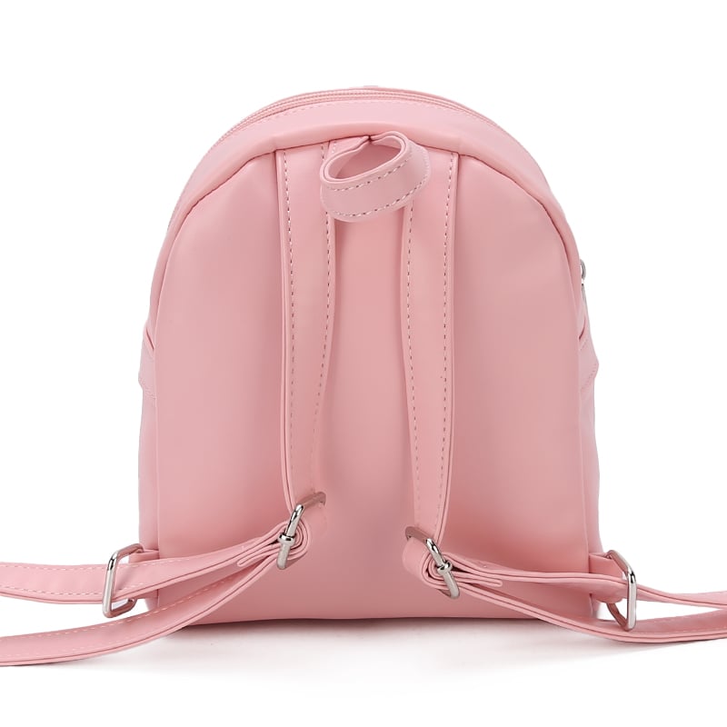 Fashion mini backpack bag for girls ladies cute travel casual daily custom small women's school backpack with transparent window