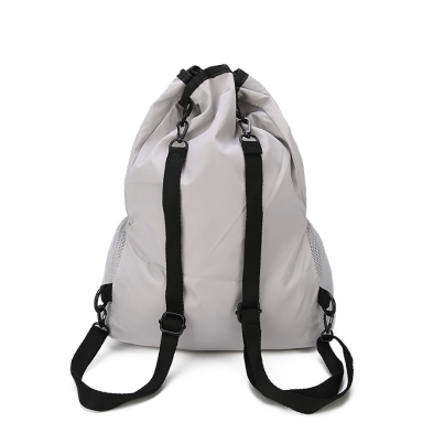 2024 new drawstring leisure sports waterproof fashion nylon backpack travel trend student casual backpack