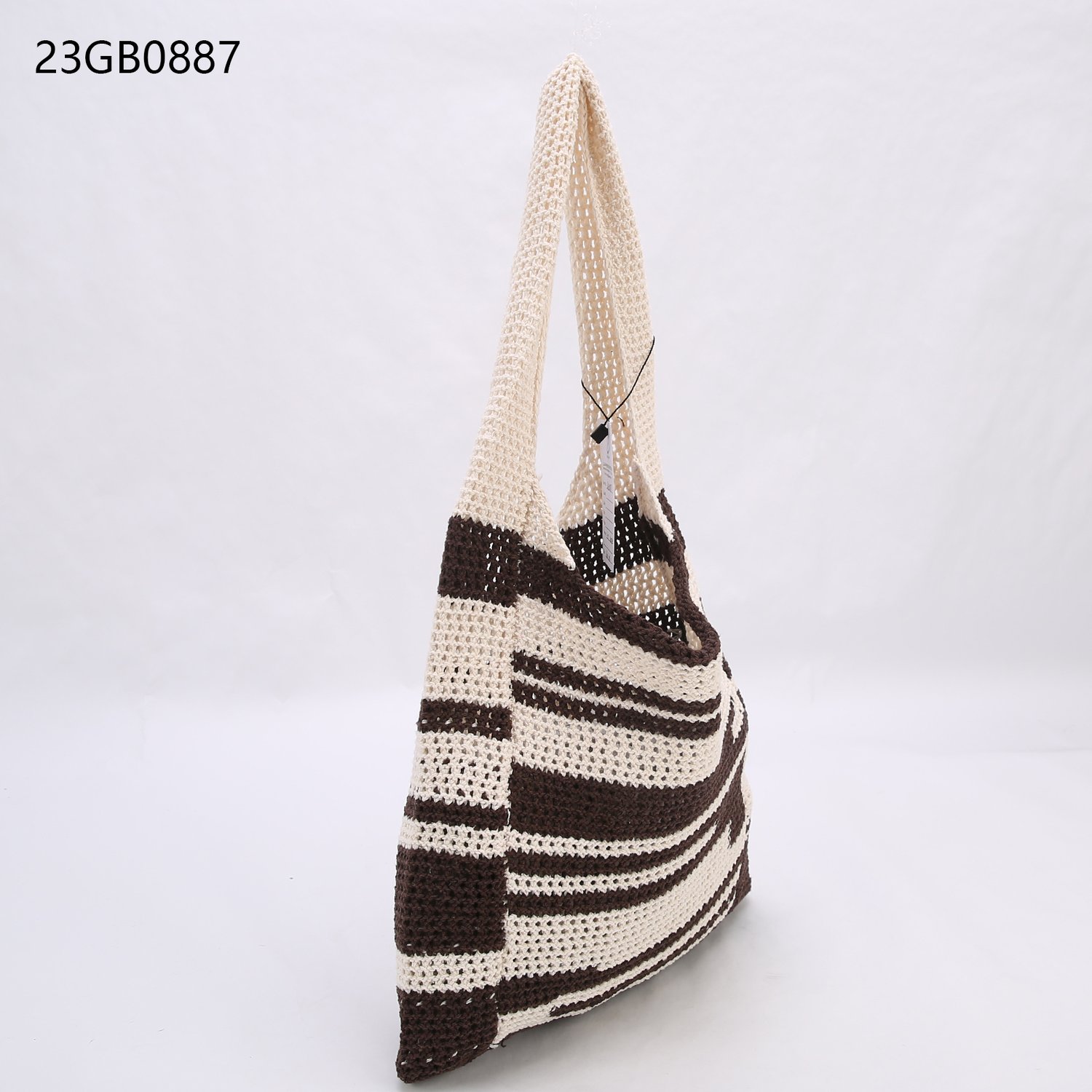 Customized spot goods new knitted bag woven tote simple woolwomen's high-grade portable shoulder bag