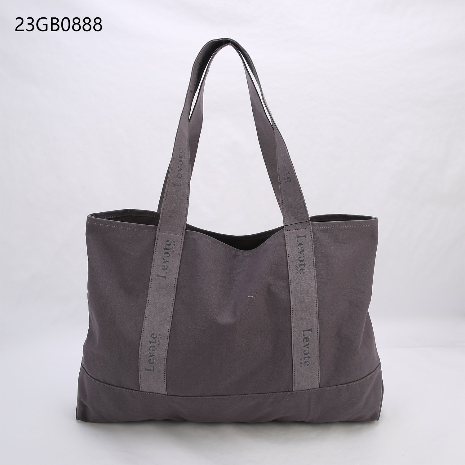 Large-capacity letter canvas tote bag korean students one-shoulder bag college style