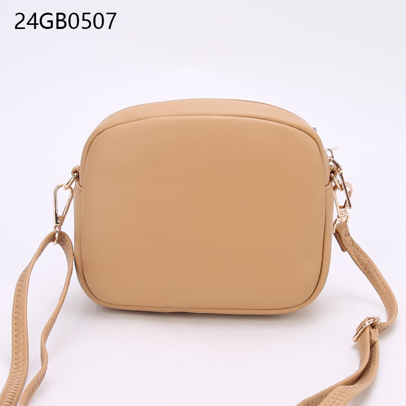 Women's faux leather cross body bag