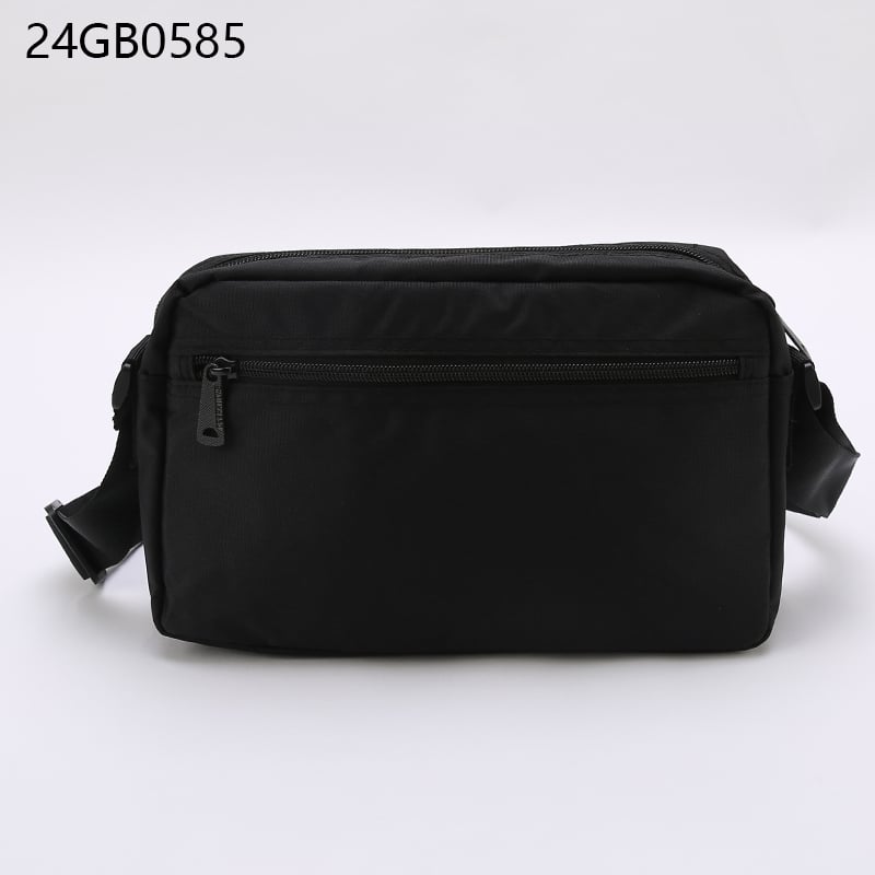 Men's waist bag with long shoulder strap