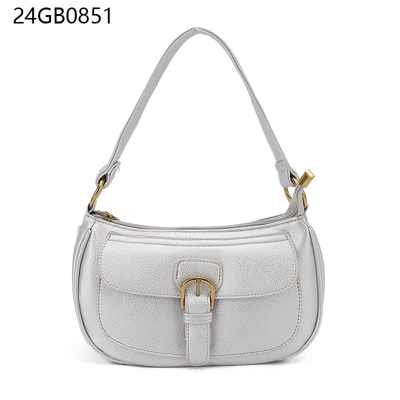 Simple casual women's bag versatile fashion trend solid color hand-held underarm women's bag