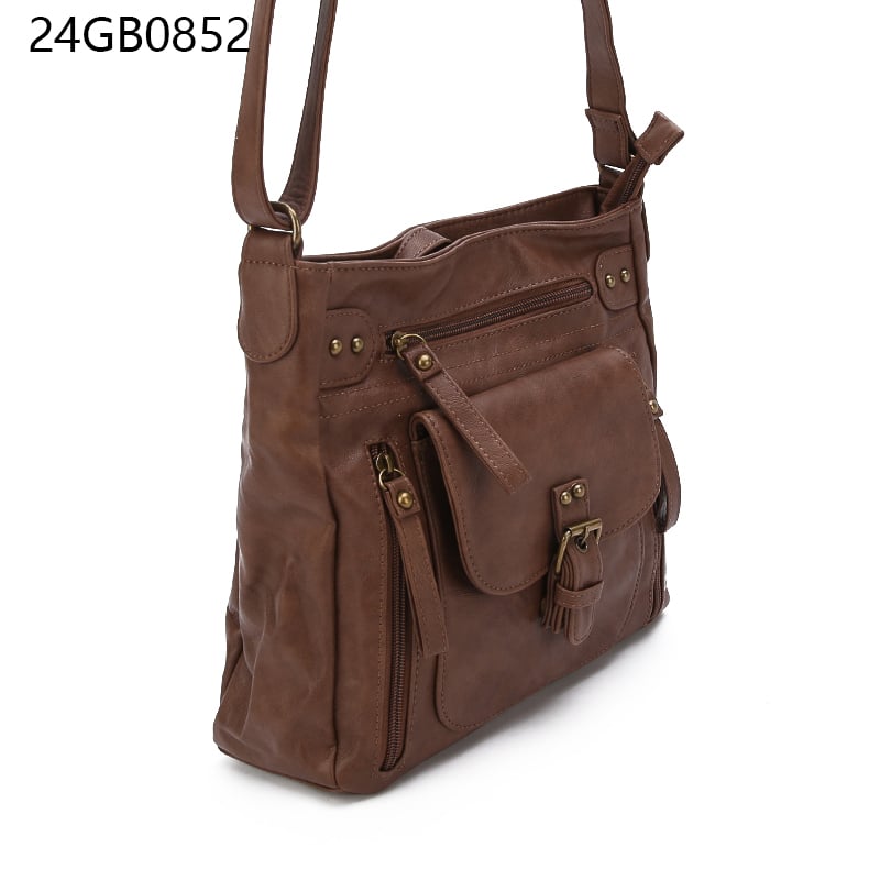 The new fashion ladies vertical niche design washing water trend pu hand-held single shoulder crossbody small square bag