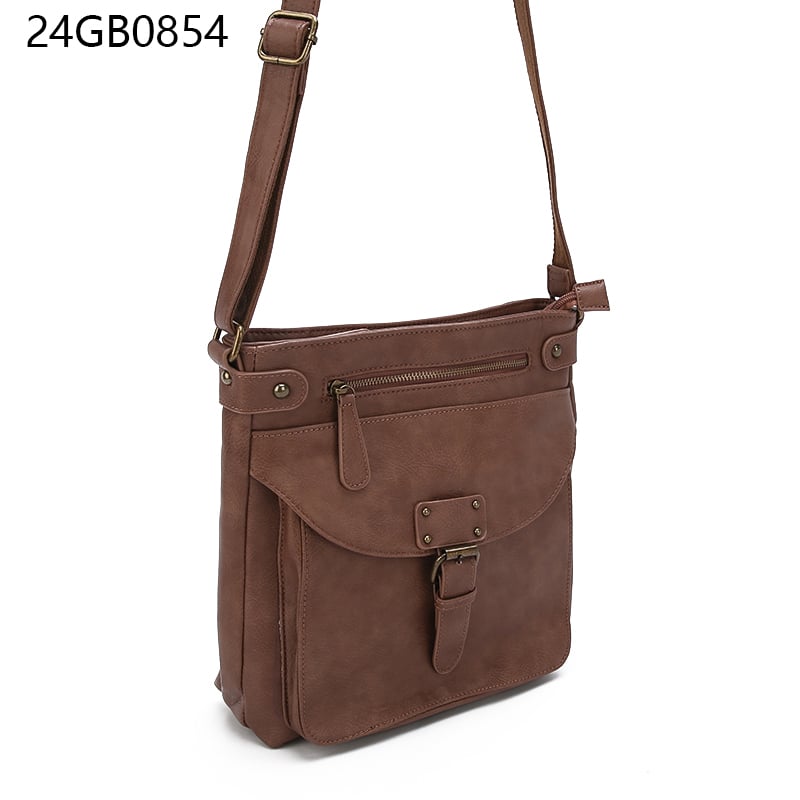 Woman popular vintage style saddle bag premium sense niche design fashion trend leisure small square shoulder ladies bag