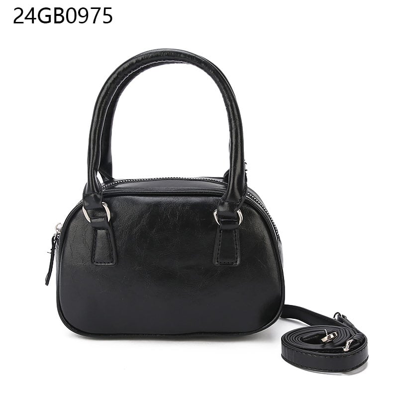 2024 retro bag women's new fashion handbag versatile small square messenger bag autumn and winter bowling bag