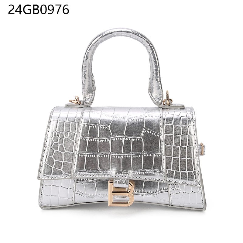 Ladies designer bags square crocodile pattern womens handbags and purses PU fashion rhomboid lattice bag women