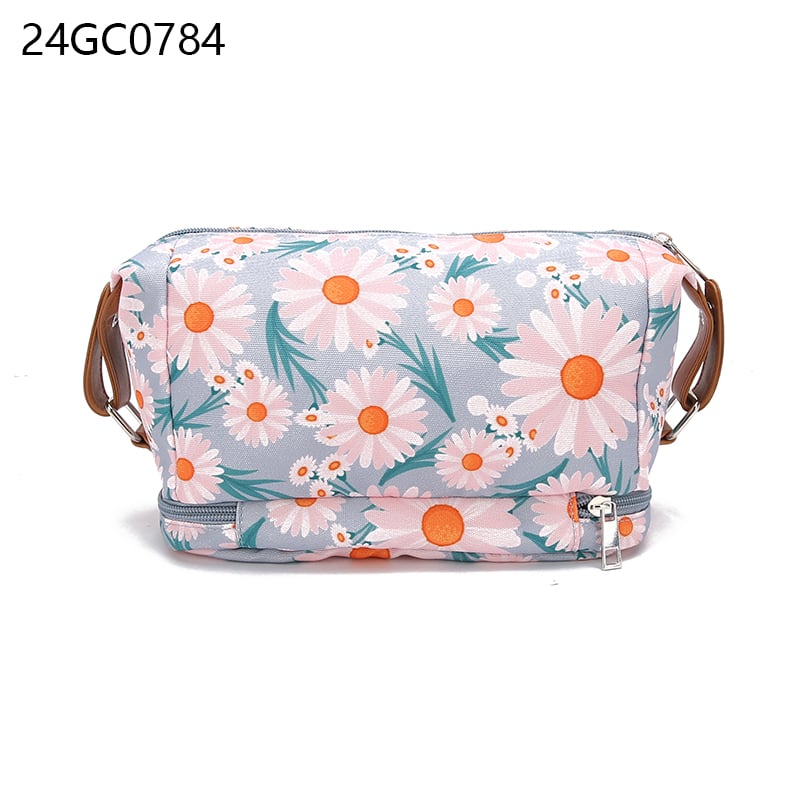 Wholesale cosmetic bag eco friendly fashionable personalized custom logo pouch makeup travel toiletry bags