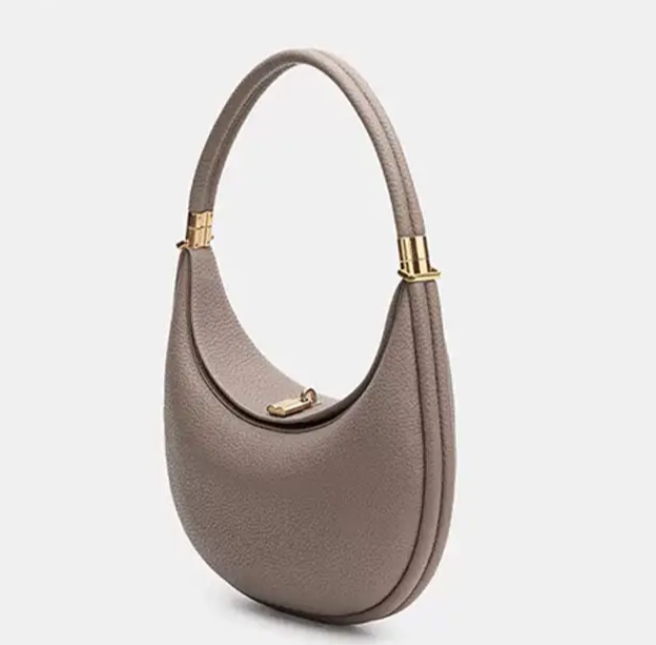 Manufacturers high quality fashion mini handbag half moon bag leather shoulder bag messenger bag for women