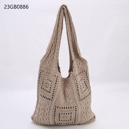 Autumn and winter leisure fashion bag women's new korean edition fashion weaving feel handbill of ladle shoulder cross bag