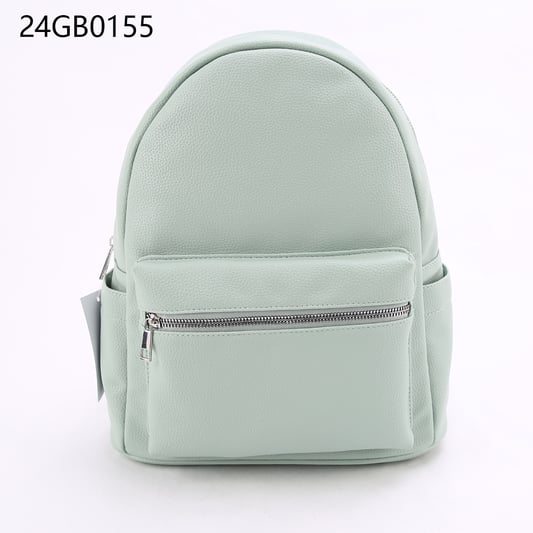 Factory custom logo leisure vegan fashion travel PU leather backpacks for woman