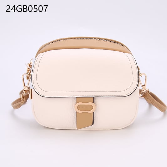 Women's faux leather cross body bag